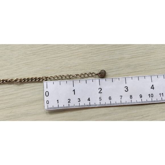 NECKLACE-LOFT-Pink/Apricot Color-Teardrop-Multi Rhinestones-Sparkle-Bling - Picture 9 of 12